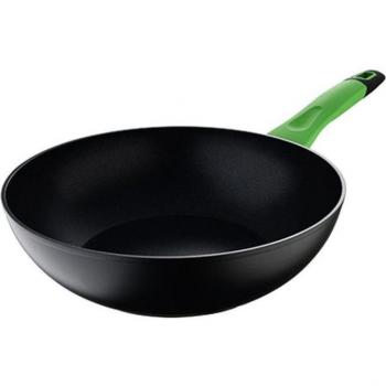 Sartén Wok San Ignacio Aluminio Forjado Ø 28 Cm Negro