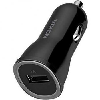 Cargador de Coche Original Nokia DC-110C con Cable Micro-USB, 5V 1A, Negro