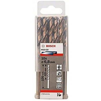 Bosch 2 608 585 891 - Pack de 10 brocas metálicas HSS-Co, DIN 338