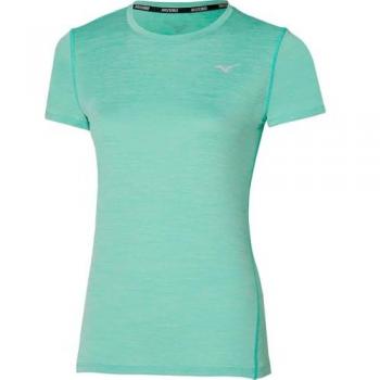 Camiseta de Fitness Mizuno Impulse Core Mujer Verde Jade Talla S