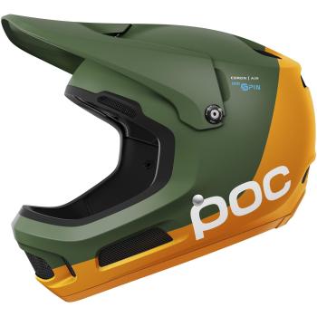POC Coron Air Spin - Casco de Bicicleta - Verde/Naranja Contorno de la Cabeza XL-XXL | 59-62 2018