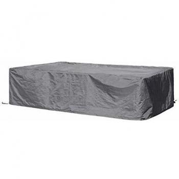 Funda de protección para conjunto de jardín 260 cm, gris, rectangular, dimensiones 260 cm x 200 cm x 80 cm
