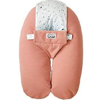Cojín de Lactancia Tineo 2 en 1 Reversible Rosa y Cielo