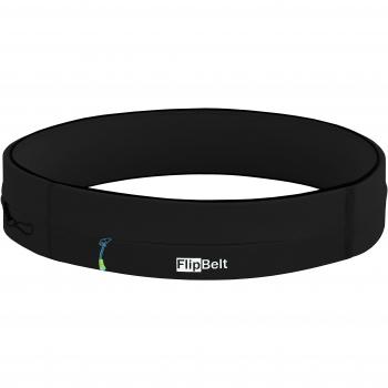Flipbelt Zipper Cinturón multibolsillo con Cremallera, Unisex Adulto, Negro, M