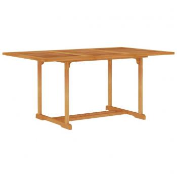 Teak Wood Garden Dining Table 150x90x75 cm
