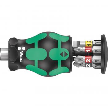 Wera 6-Piece Stubby Screwdriver and Bit Set