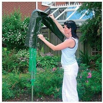 Kingfisher COV112 Rotary Line Cover, Green/Dark Green, 29x29x145 cm
