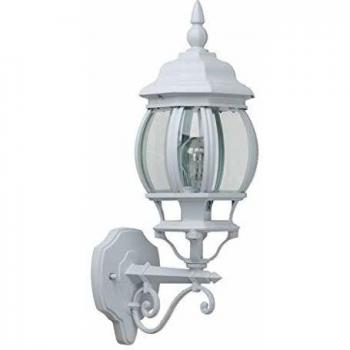 Aplique de Pared Brilliant Istria Blanco Aluminio Cristal 60 W E27