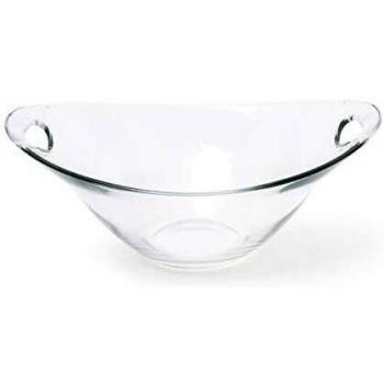 Excelsa Elegance - Copa de Cristal Transparente con Dos Asas Laterales, 25 centímetros