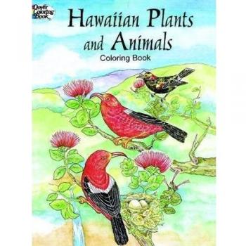 Hawaiian Plants and Animals Colouring Book