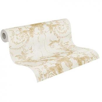 Papel Pintado Barroco Historia del Arte - Estructura Ligera, Diseño Ornamental, 0.53 x 10.05 m