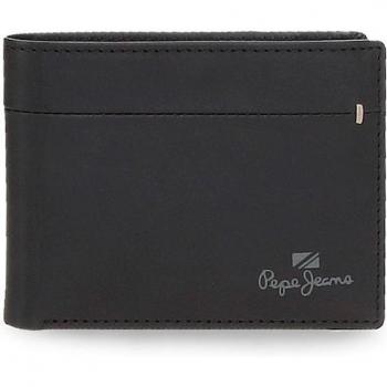 Billetero de piel Staple Negro Pepe Jeans