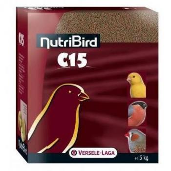 Versele-Laga NutriBird C15 Pienso Completo de Mantenimiento para Canarios y Pequeñas Aves con Fruta Fresca - 1 Kg