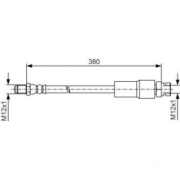 Latiguillo de freno BOSCH 1 987 481 547 - Tipo: Latiguillo de freno; Marca: BOSCH; Código del producto: 1 987 481 547