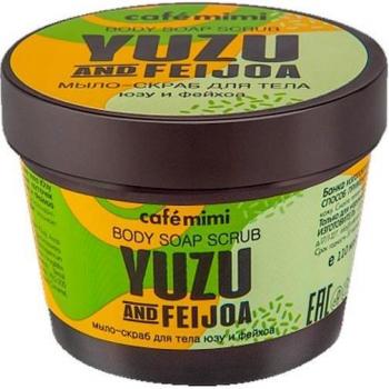 Café Mimi - Exfoliating Body Soap with Yuzu and Feijoa, 110ml