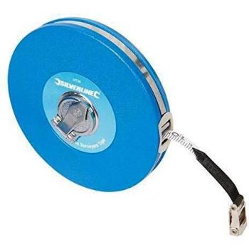 Cinta Métrica de Fibra de Vidrio para Agrimensor 50 m x 13 mm - Silverline