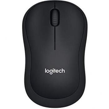 Logitech B220 SILENT Ratón Inalámbrico, 2.4 GHz, Receptor USB, Seguimiento Óptico con Resolución de 1000 dpi, Batería de 18 Meses, Ambidiestro, Compatible con PC, Mac, Portátil - Gris
