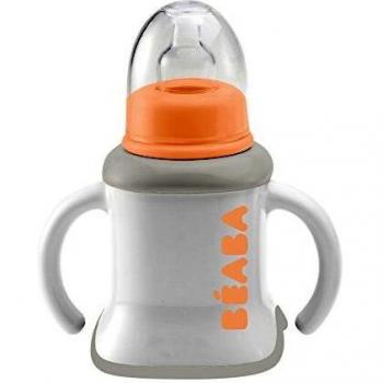 Béaba Tasse d'Apprentissage Évoluclip 3 en 1, Nude