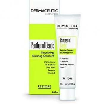 Dermaceutic Panthenol Ceutic - Ungüento reparador nutritivo con pantenol, manteca de karité, cera de abejas y vitamina E - Bienestar inmediato para piel seca, sensible e irritada - 30 g