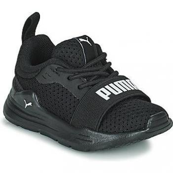 Puma Wired Run AC Inf Black Girls' Sports Trainers