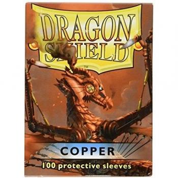 Arcane Tinmen 100 Deck Protector Mangas Magic Dragon Shield ESTÁNDAR DE Cobre Cobre Tarjeta Mangas Sobres