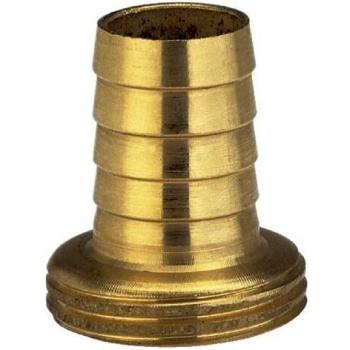Racord de Latón Gardena 1 (33,25 mm) a Rosca para Manguera 3/4 (19 mm)