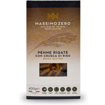 MAXIMUM ZERO Penne Rigate con Salvado de Arroz 400g