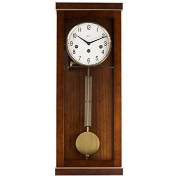 Reloj de Pared Hermle 70989-030341 Progresivo Westminster, Nuez, 57cm x 22.5cm x 13cm