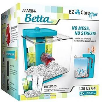 Marina Betta Ez Care Plus Kit 5 L Azul 840 g