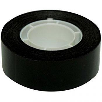 Cinta Adhesiva APLI de Polipropileno y Vinilo, Color Negro, 19mm x 33m