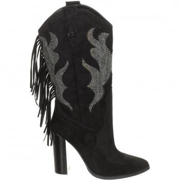 Botas de tacón punta en ante para mujer Guess FL8MRAESU11