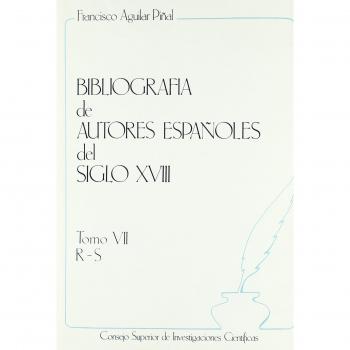 Bibliografía de autores españoles del siglo XVIII. Tomo VII