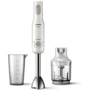 Philips Hr2535/00 Batidora de Mano Promix con Vaso, Cuchillas S-Blade, Accesorio Incluido Picadora Compacta, 650 W