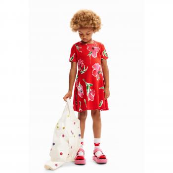 Vestido Rojo Desigual Belisa para Niñas de 8 Años
