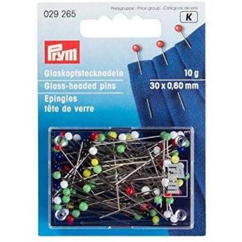 Prym - Alfileres con Cabeza de Cristal