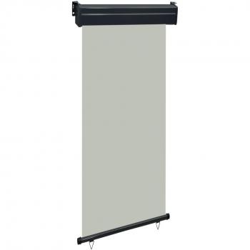 Toldo lateral de balcón gris 105x250 cm