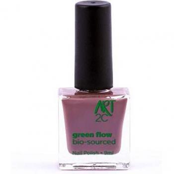 Art 2C - Esmalte de uñas puro con fórmula 85 % ecológica y vegana, 24 colores, 9 ml, color: Ash
