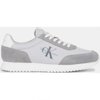Zapatillas deporte de Hombre CALVIN KLEIN YM0YM00746 RETRO RUNNER 0IX OYSTER MUSHROOM-FORMAL GREY