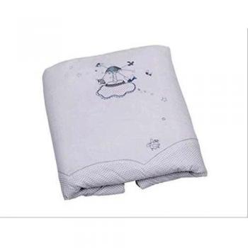 Laura Ashley - colcha acolchada para bebés, 100 x 40 cm, White