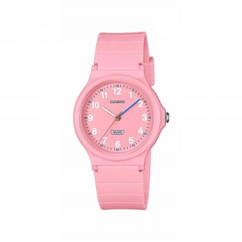 Reloj analógico Casio Collection LQ-24B-4BEF para mujer, color rosa, resistente al agua, con correa de plástico y esfera de fácil lectura
