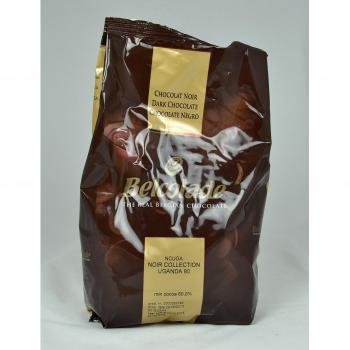 Belcolade 1kg extra 80% de chocolate amargo de Uganda