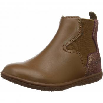 Kickers Vermillon, Botas Slouch para Niñas, Marrón