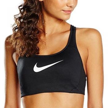 NIKE Victory Shape H.S Sujetador Deportivo, Mujer, Negro