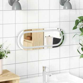 LED Oval Bathroom Mirror 40x15 cm (15.7x5.9)