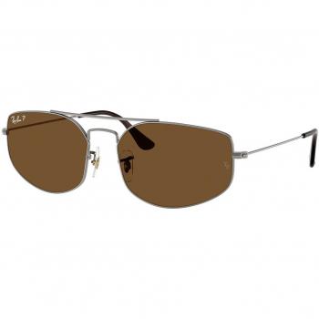 Ray-Ban RB3845 Explorer V Polarized 004/57 Men's Sunglasses Gunmetal Size 57
