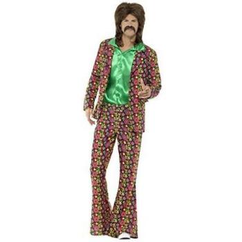 Disfraz de Hippie Psicodélico Años 60 para Hombre - Talla M