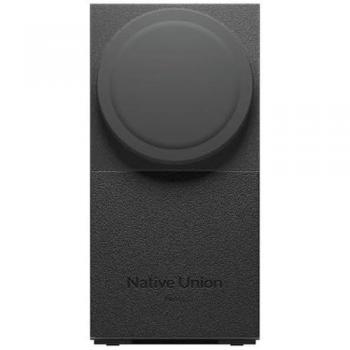 Cargador Inalámbrico Magnético 2 en 1 Native Union Rise Qi2 (15W) Negro