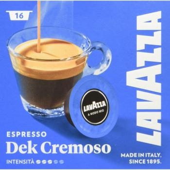 Lavazza A Modo Mio Espresso Dek Cremoso 256 Pods Coffee Machine Capsules, Medium