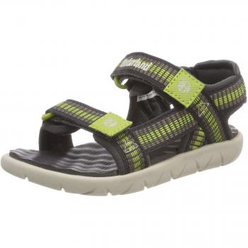 Timberland Perkins Row Webbing, Sandalias de Punta Descubierta Unisex Niños, Gris