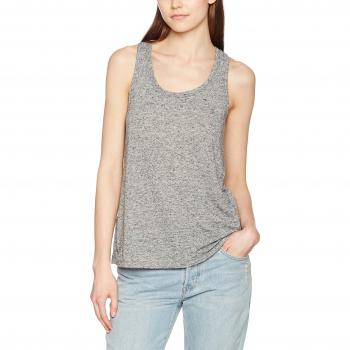 Hilfiger Denim Thdw Sn Tank S/l 24, Camiseta sin Mangas para Mujer, Negro